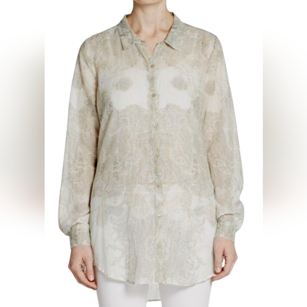 Calypso St Barth Jennica cotton shirt size S